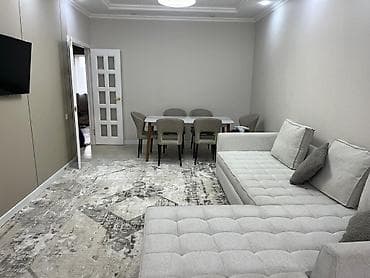 3 бөлмө, 70 м², 106-серия, 8 кабат, Евроремонт