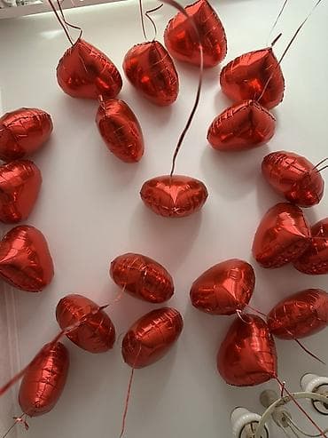гелиевые: Акция на сердечки!!! 250с —1шт (розовые, красные) Наполнение 100% — 3