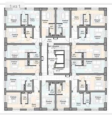инд: Строится, Индивидуалка, Студия, 24 м² — 5