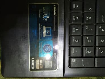asus x58c: Ноутбук, Asus, 6 ГБ ОЭТ, Intel Core i5, 15.6 ", Колдонулган, Татаал эмес тапшырмалар үчүн, эс тутум HDD — 4