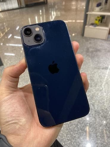 iphone air бишкек: IPhone 13, Б/у, 128 ГБ, Midnight, Защитное стекло, Чехол, 90 % — 1
