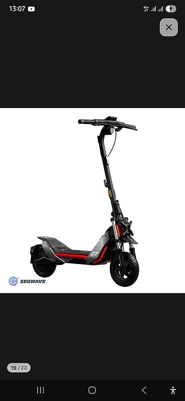 Электросамокат, Ninebot, Без рассрочки, Б/у, Платная доставка