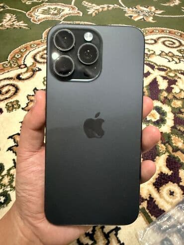 айфон даром: IPhone 15 Pro Max, Б/у, 256 ГБ, Black Titanium, Защитное стекло, Чехол, 85 % — 1