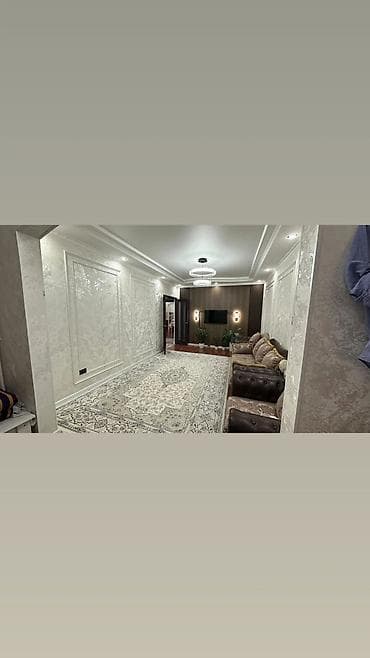 квартира токмок продаю: 3 комнаты, 100 м², Элитка, 6 этаж, Евроремонт — 2