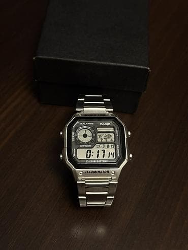 Классические часы часы, Casio, Секундомер, Мужские, Б/у at lalafo.kg Классические часы часы, Casio, Секундомер, Мужские, Б/у