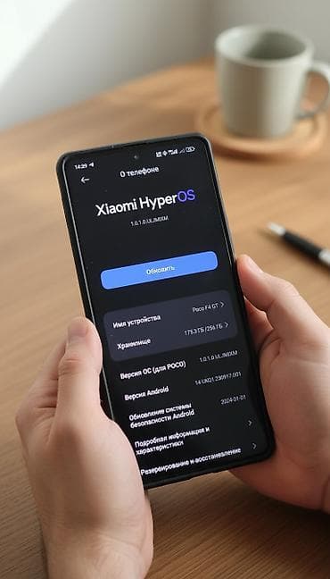 poco 6x pro: Poco F4 GT, 256 ГБ, цвет - Черный — 1