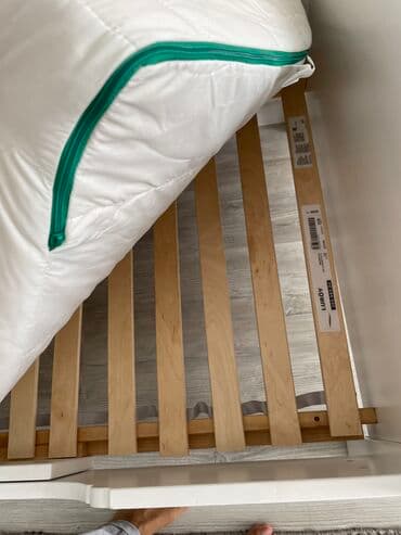 кровать икеа: Детская односпальная кровать, Б/у, Для девочки, Для мальчика, С матрасом, Дерево, Самовывоз — 6