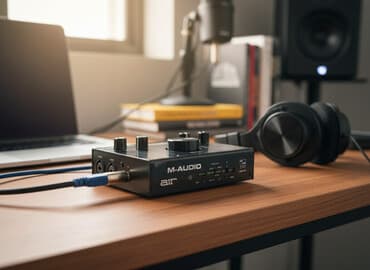караоке домашний: Продаю студийный комплект : Midi клавиатура m-audio axiom air mini — 1