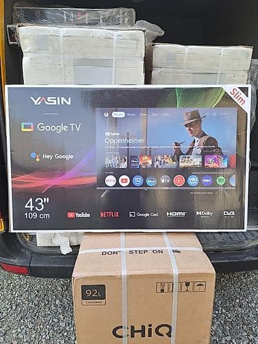 yasin: Телевизор YASIN 43" (109 см) - Смарт‑платформа: Google TV и webOS Hub — 1