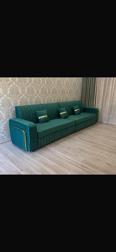 Отургучтар, табуреттер: Түз диван, Үч кишилик — 6