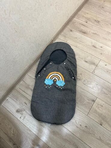 Детский мир: Коляска, цвет - Голубой, Б/у — 6