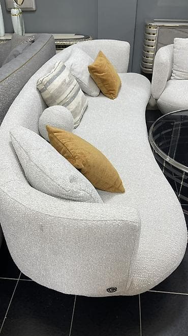 Эмерек гарнитурлары: Ашкана үчүн жумшак бурчек, түсү - Боз — 4