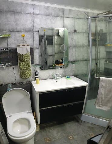 срочно продам квартиру в баку: 2 комнаты, 55 м², Индивидуалка, 1 этаж, Дизайнерский ремонт — 4