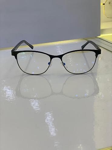 Көз айнектер: Очки с классической полуовальной оправой - Легкая металлическая — 1