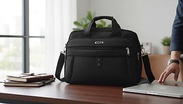 Сумка для ноутбука/документов BIN SHI, черная. - Формат: подходит для