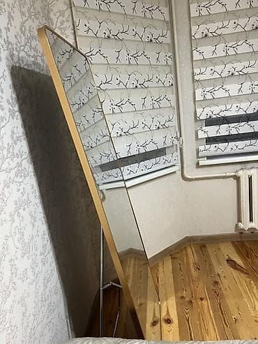 Декор жана интерьер: Напольное зеркало в полный рост с тонкой рамой - Тип: напольное — 3