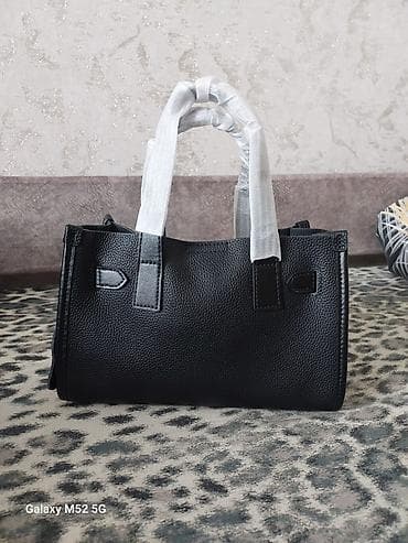 кошельки женские лакированные: Сумка тоут в стиле биркин. Маленькая сумочка выполнена из натуральной — 6