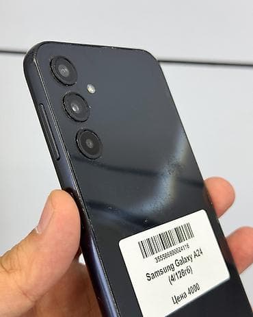 samsung not9: Samsung Galaxy A24 4G, Б/у, 128 ГБ, цвет - Черный, 2 SIM — 3