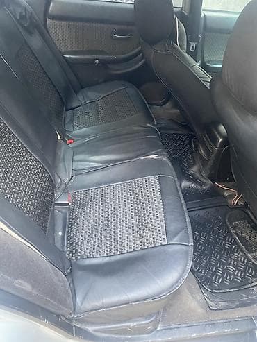 civic 2001: Чехлы Экокожа, С подушкой, цвет - Черный, Subaru, Б/у — 2