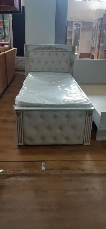 Кровать одно спальный классический размер 190×80 с матрасом +доставка