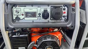 Генераторы: Бензиновый генератор KEMAGE KM6500 - Номинальная мощность: 5000 Вт - — 6