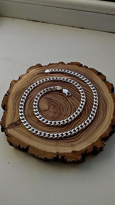 Личные вещи: Серебряная цепь Плетение "Куба" Делаю на Заказ Серебряные изделия — 1