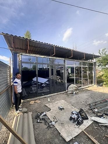 алюминиевые перегородки: Алюминиевое окно на заказ, Тип окна: Панорамные, Декоративные особенности: Другие особенности, Платная установка, В рассрочку — 4