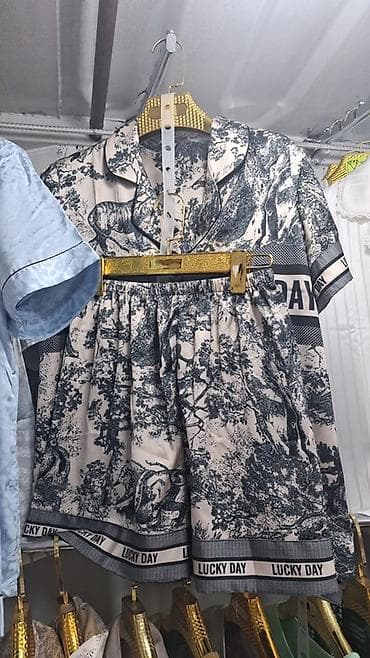 оптом кийим: Пижама, Атлас, Made in KG, Топчулары менен, Бардык өлчөмдөр — 8