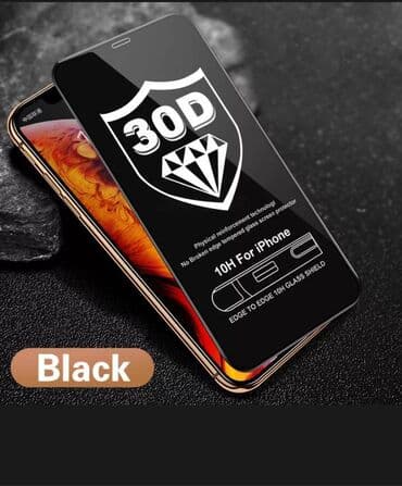 плендер: Защитное стекло 30D на iPhone X / iPhone Xs / iPhone 11 Pro, размер — 1