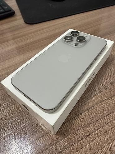 11 pro max 512: IPhone 15 Pro, Б/у, 512 ГБ, Natural Titanium, Коробка, 83 % — 4