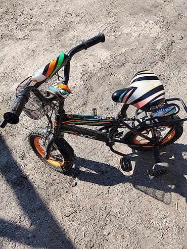 детская самокат: Детский велосипед, 2-колесный, 4 - 6 лет, Б/у — 3