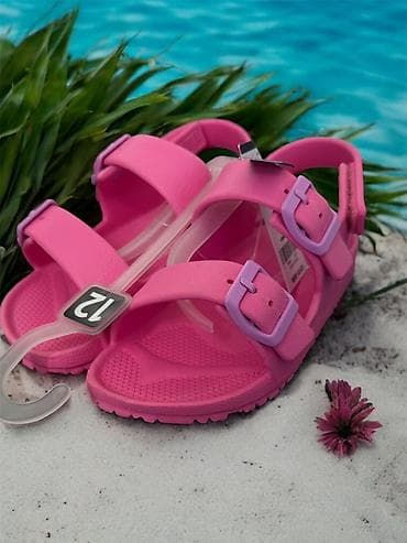 Детская обувь: 1). 🇺🇸 Розовые сандалии OshKosh Размер: US Toddler 12 = EUR 29-30 = 18 — 2