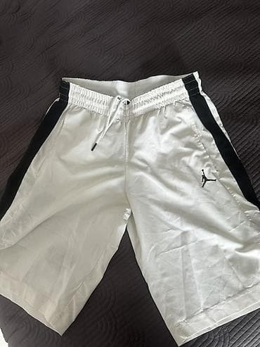 Шорты: Спортивные дерзкие шорты Jordan оригинал (мужские) - Цвет: белый с — 1