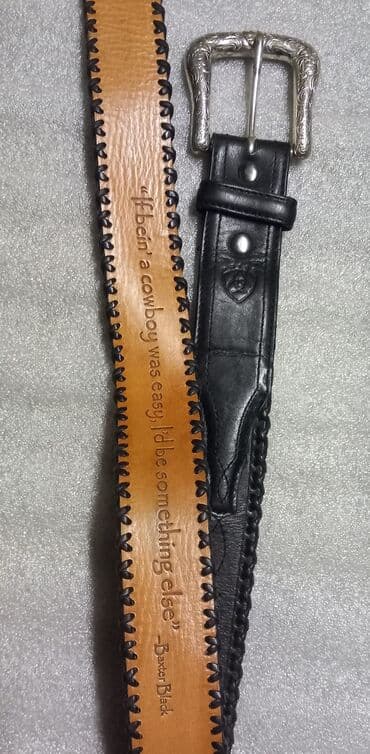 Средства для стирки: Ремень, Другой бренд, Материал: Натуральная кожа, Мужские, Б/у — 4