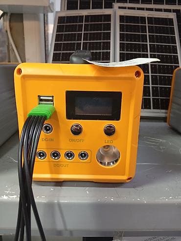 Портативная солнечная электростанция/энергоблок с встроенной батареей