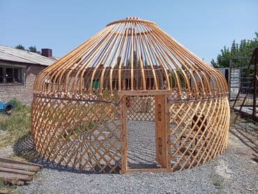 Продажа юрты, Каркас Деревянный, 85 баш, Диаметр: 6 метров