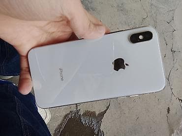 IPhone X, 64 ГБ, Серебристый