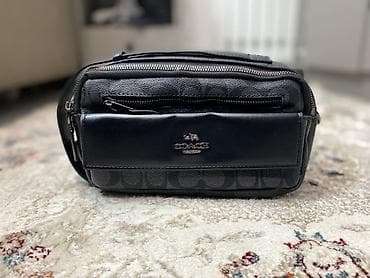 d 800: Барсетка, Coach, Материал: Комбинированный материал, Застежка на молнии, Б/у — 1