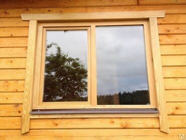 откосы на окна цена: Буюртмага жыгач терезелер, Стандарттык, Акы төлөнүүчү орнотуу, Бөлүп төлөө менен — 4