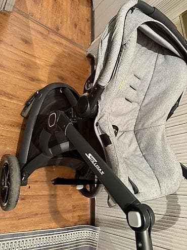 коляска babyzen: Коляска, цвет - Серебристый, Б/у — 9