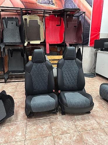 Чехлы Алькантара, С подушкой, цвет - Серебристый, Toyota, Новый, Самовывоз