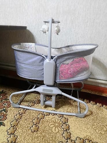 керебет ош: Люлька, Бешик, Металл, түсү - Боз — 4