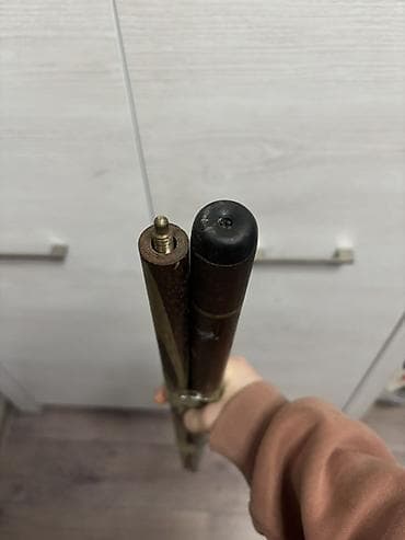 Лыжи: Бильярдный кий разборный, 2 части. - Материал: дерево с декоративными — 3