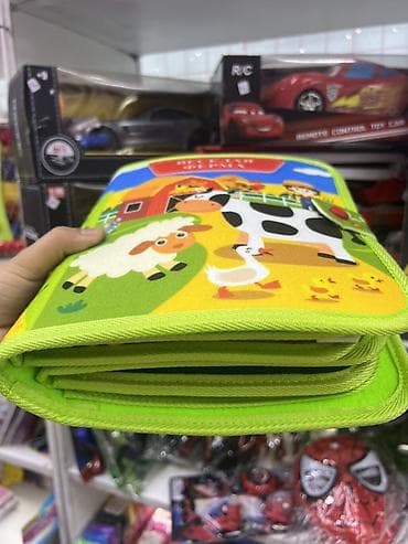 на колёсах: Развивающая мягкая книга «Весёлая ферма» - Тематика: ферма, домашние — 4