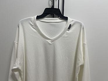 удлиненные футболки: Лонгслив, цвет - Белый, 2XL — 2