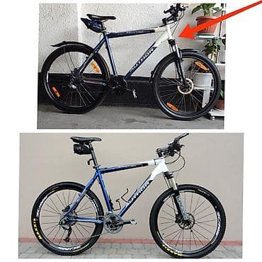 автор велосипед author: Горный велосипед, Author, Рама XL (180 - 195 см), Алюминий, Б/у — 5