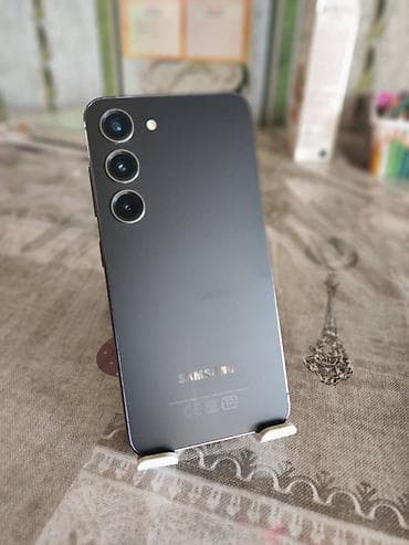 macbook i9: Samsung Galaxy S23, Б/у, 256 ГБ, цвет - Черный, 2 SIM, eSIM — 1