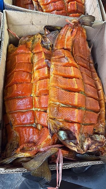 икра: Копченный форель средне соленная домашнего копчения очень вкусная — 3