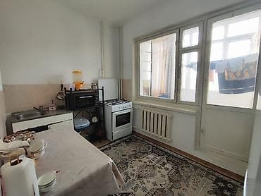 аренда квартир на долгий срок аламедин 1: 1 комната, Без подселения, С мебелью частично — 2