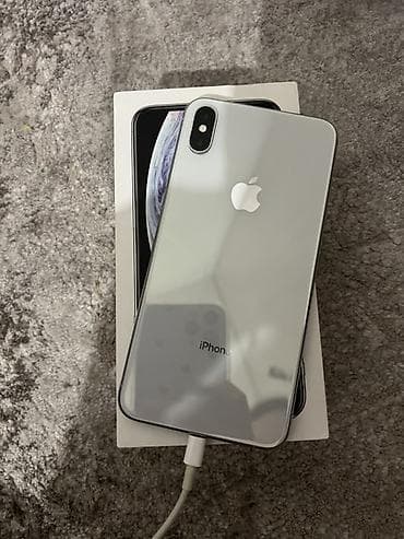 hoco dss03: IPhone Xs Max, Б/у, 256 ГБ, Серебристый — 1